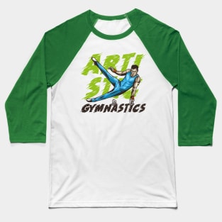 vector of man artistic gymnastic Baseball T-Shirt